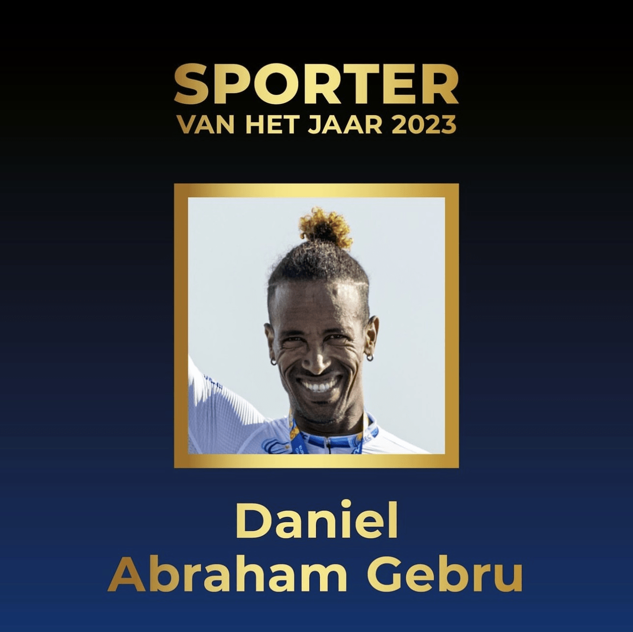 Daniel Abraham Gebru Sporter van het jaar 2023